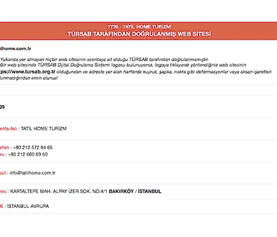 türsab tatil home